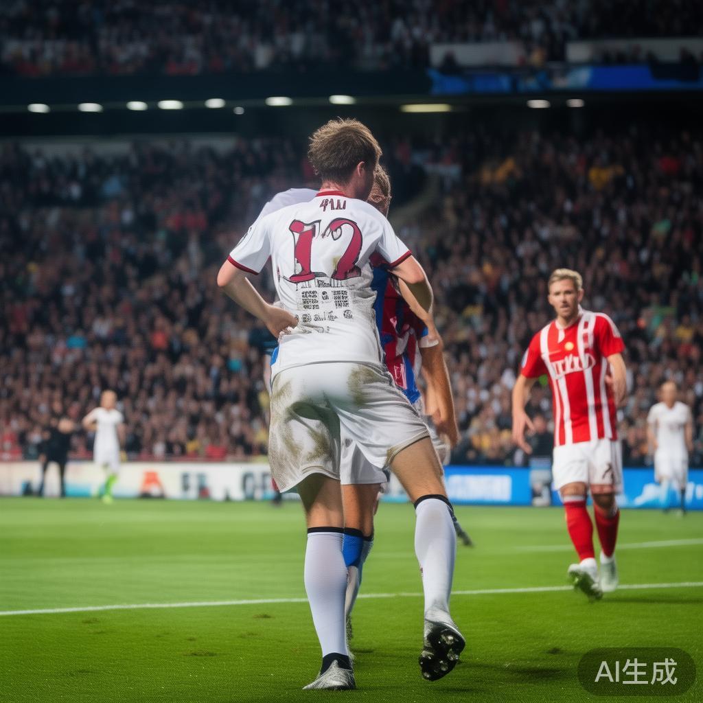 例如，一场比赛中，下半场某队在最后几分钟逆转，但裁